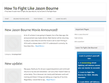 Tablet Screenshot of howtofightlikejasonbourne.com